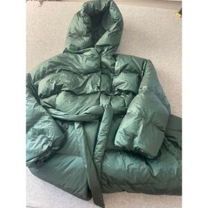 Lululemon Insulated Long Blanket Wrap Puffer Coat LW4CBDS Size 14